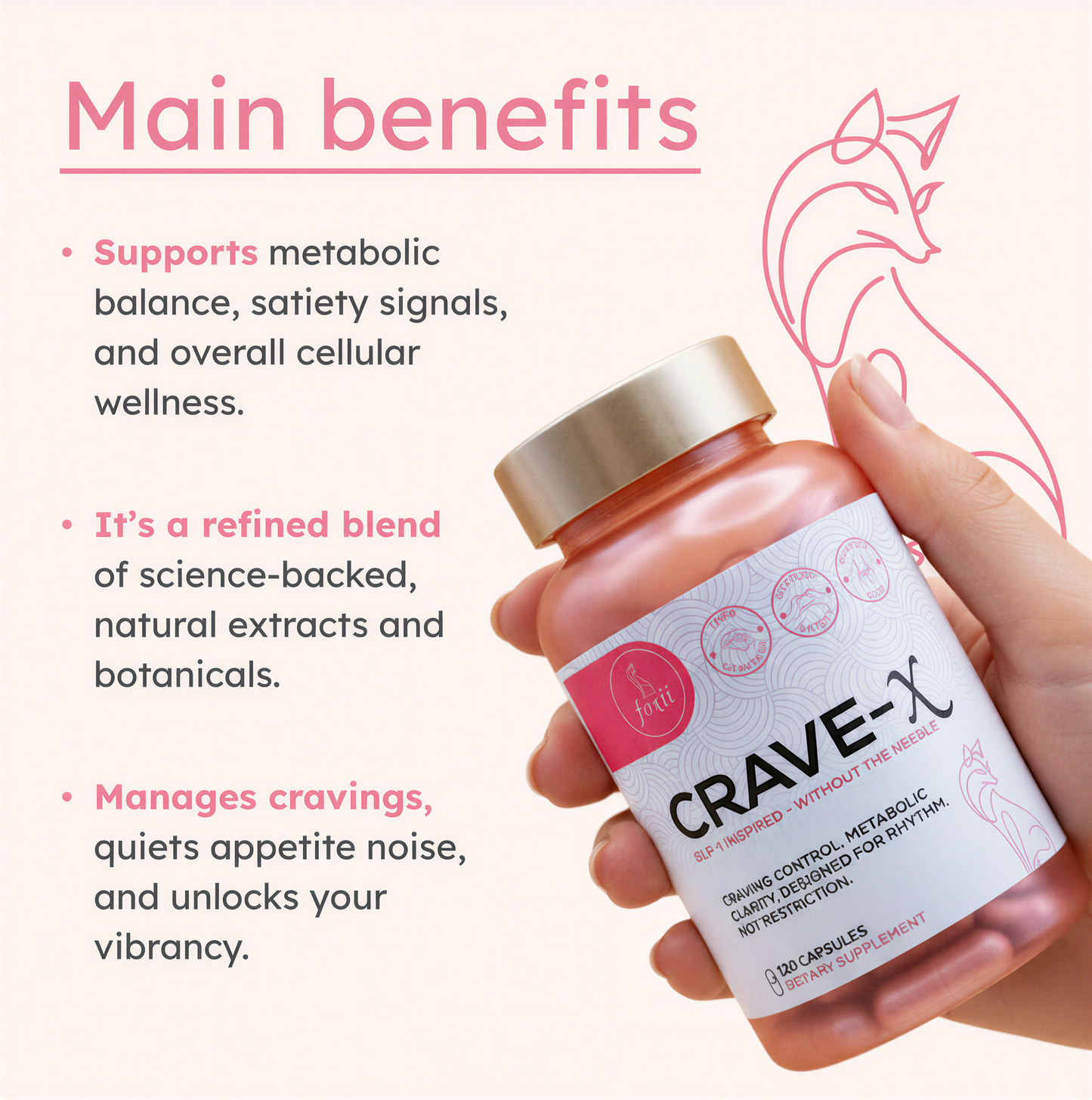 CRAVE-X: GLP-1 DAILY SUPPORT CAPSULES